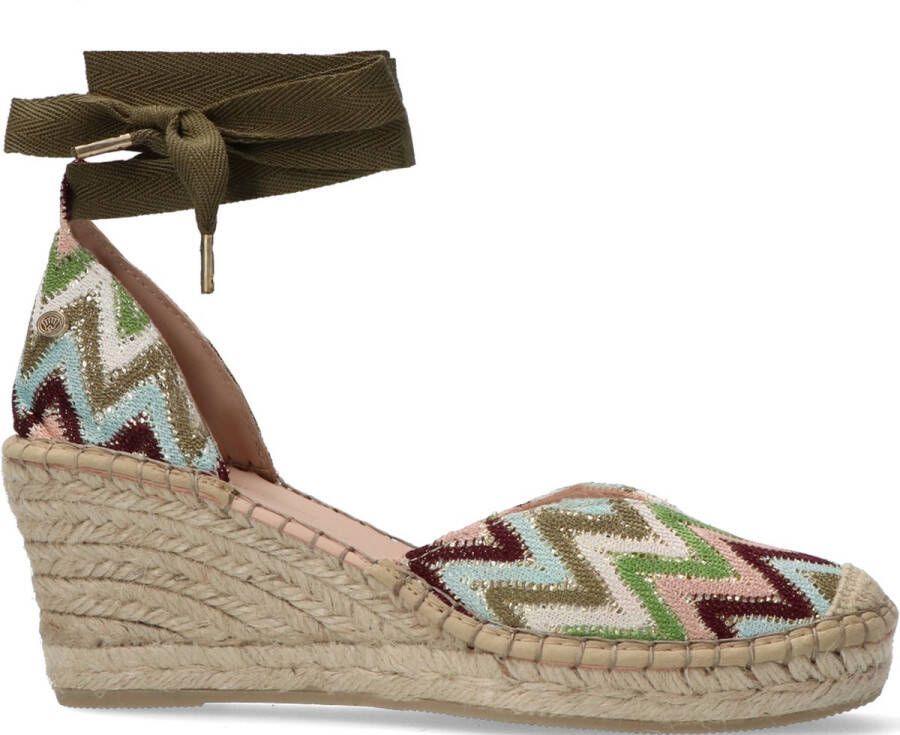 Fred de la Bretoniere 153010217 ESPADRILLE Green Color Blocking