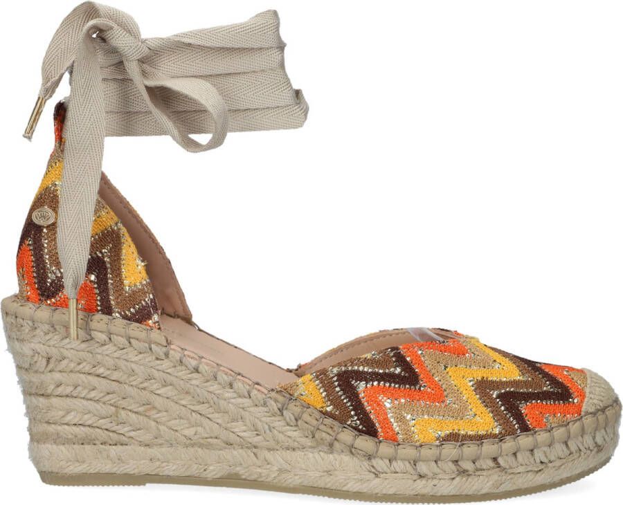 Fred de la Bretoniere 153010217 Espadrilles Met Sleehak Dames Zwart