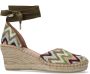 Fred de la Bretoniere Multicolor Zigzag Espadrilles met Jute Zool Multicolor Dames - Thumbnail 2