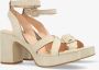 FRED DE LA BRETONIERE Sandalen Dames 163010180 Maat: 40 Materiaal: Suède Kleur: Beige - Thumbnail 2