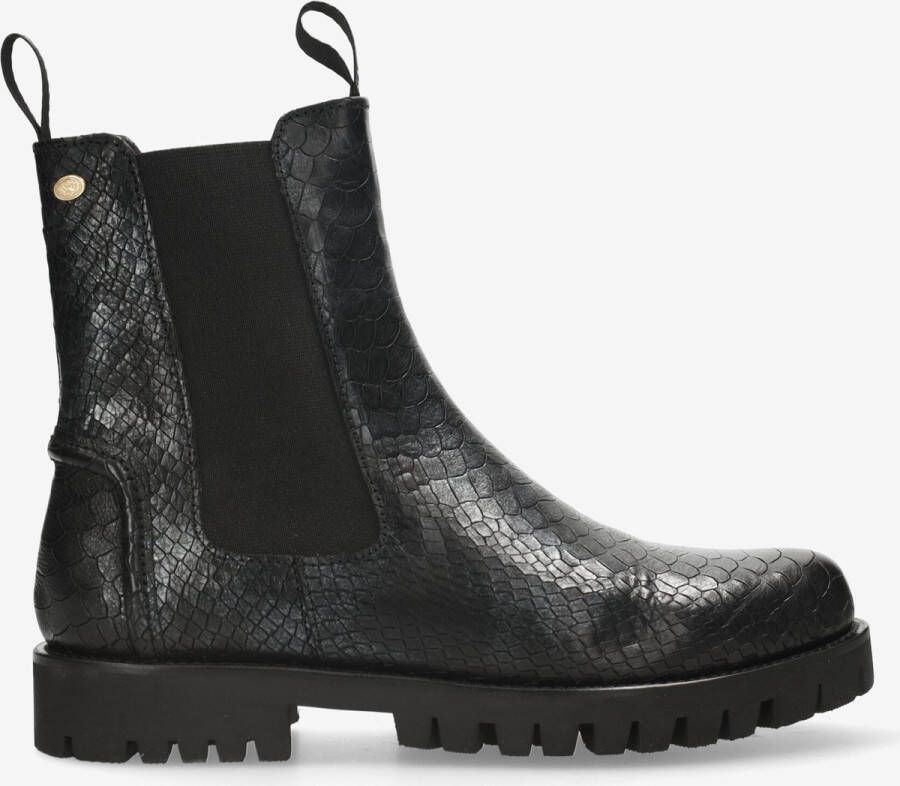 Fred de la Bretoniere Chelsea Boot Minou Zwart Dames Laarzen