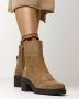 Fred de la Bretoniere dames rits-& gesloten boot Cognac - Thumbnail 1