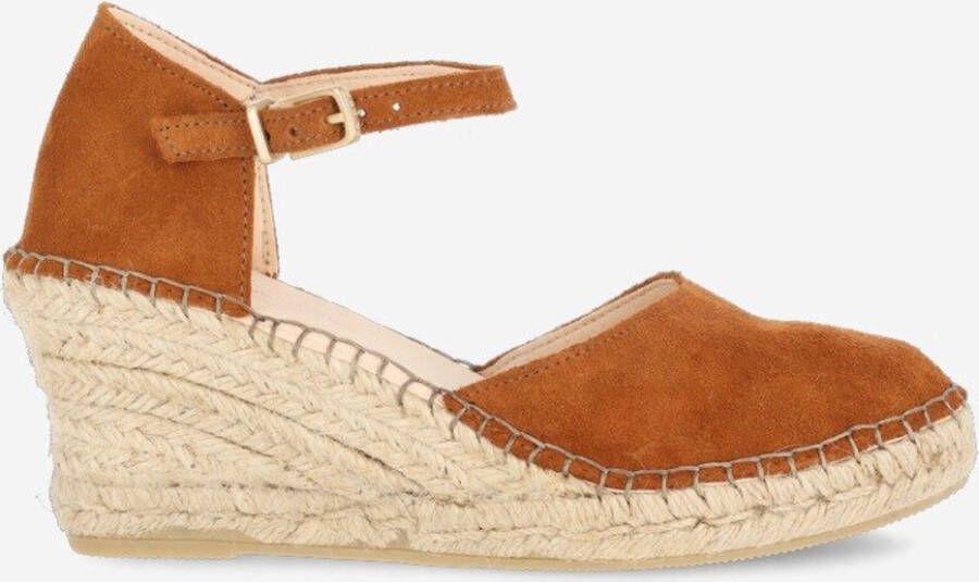 Fred de la bretoniere Espadrille Sleehak Clare Bruin