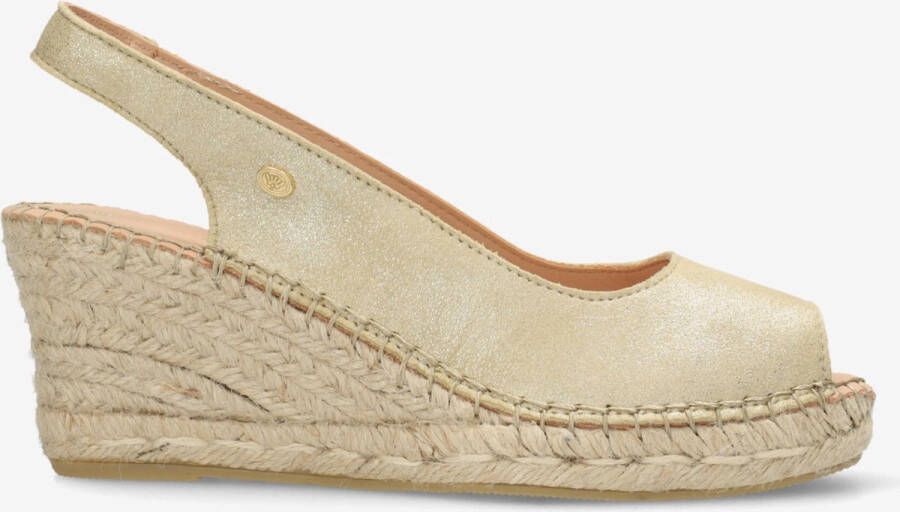 Fred de la Bretoniere Espadrille Clare Beau Champagne