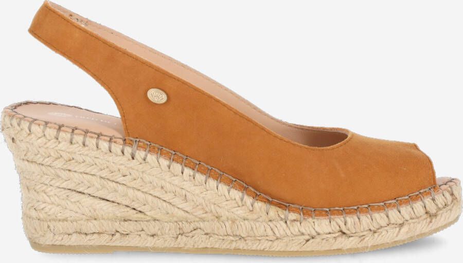 Fred de la Bretoniere Espadrille Clare Beau Cognac