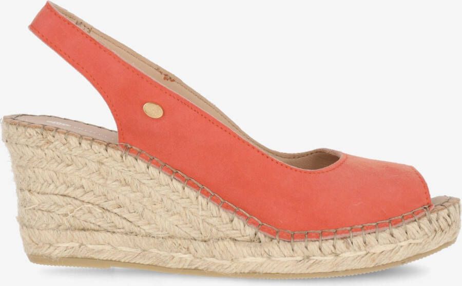 Fred de la Bretoniere Espadrille Clare Beau Coral