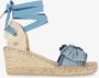 FRED DE LA BRETONIERE Espadrilles Dames Eve Bow Maat: 36 Kleur: Blauw - Thumbnail 2