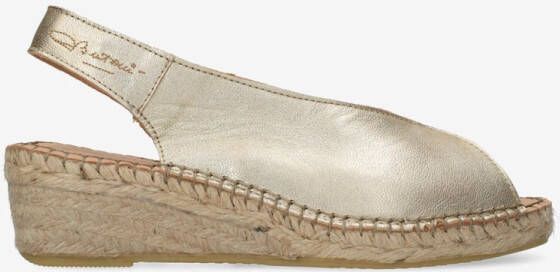 Fred de la Bretoniere Espadrille Jamy Sling Gold