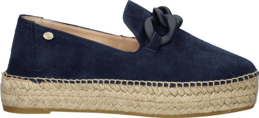 Fred de la Bretoniere Espadrille June Li Donkerblauw