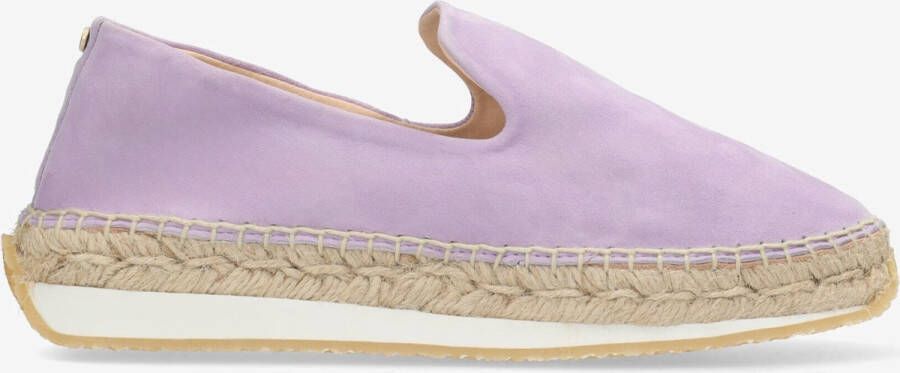 Fred de la Bretoniere Suede Nola LOA Espadrilles Purple Dames