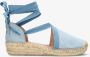 FRED DE LA BRETONIERE Espadrilles Dames Romi Luz Maat: 39 Materiaal: Suède Kleur: Blauw - Thumbnail 2