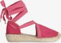 FRED DE LA BRETONIERE Espadrilles Dames Romi Luz Maat: 37 Materiaal: Suède Kleur: Roze - Thumbnail 2