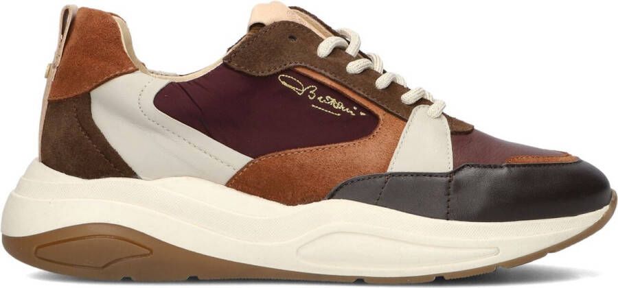 Fred de la Bretoniere Flame Gaia Combi Sneakers Leer Dames Rood - Foto 1