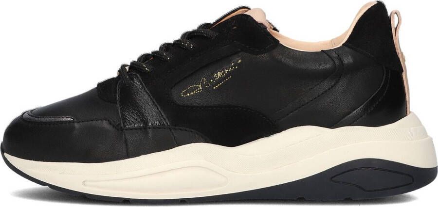 Fred de la Bretoniere Flame Sneakers Leer Dames Zwart