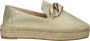 Fred de la Bretoniere Metal Suede Espadrilles Beige Dames - Thumbnail 2