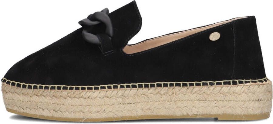 Fred de la Bretoniere June Li Espadrilles Dames Zwart