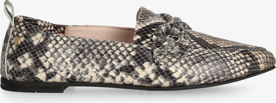 Fred de la Bretoniere Loafer Fieke Loa Zwart Wit