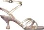 Fred de la Bretoniere Multikleur leren sandalen met kittenhak Multicolor Dames - Thumbnail 3