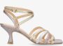 Fred de la Bretoniere Multikleur leren sandalen met kittenhak Multicolor Dames - Thumbnail 14