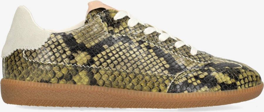 Fred de la Bretoniere Sneaker Pearl Lux Snake Green