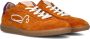 FRED DE LA BRETONIERE Lage Sneakers Dames Pearl Sign Maat: 38 Materiaal: Suède Kleur: Oranje - Thumbnail 1