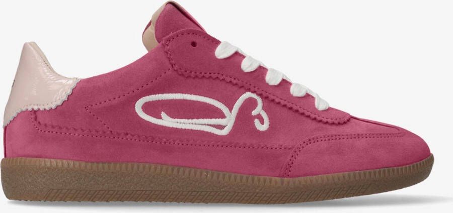 Fred de la Bretoniere Sneaker Pearl Sign Raspberry Red