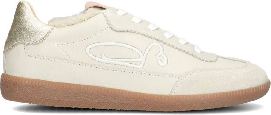 FRED DE LA BRETONIERE Lage Sneakers Dames Pearl Sign Maat: 38 Materiaal: Leer Kleur: Wit