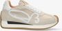 Fred de la Bretoniere Yentl Sign Mix Sneakers Beige Dames - Thumbnail 1