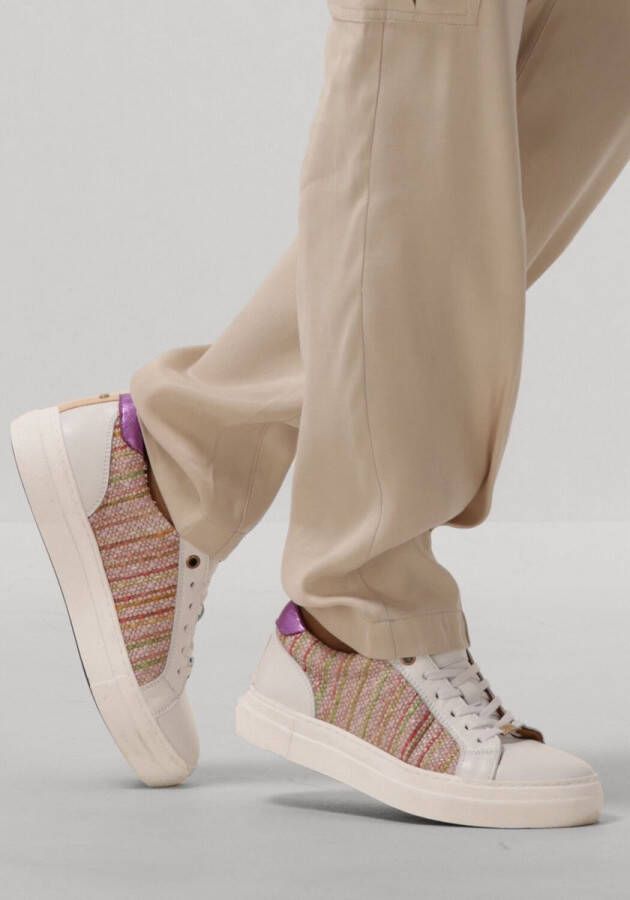 FRED DE LA BRETONIERE Lage Sneakers Dames Storm Luca Maat: 39 Materiaal: Raffia Kleur: Roze