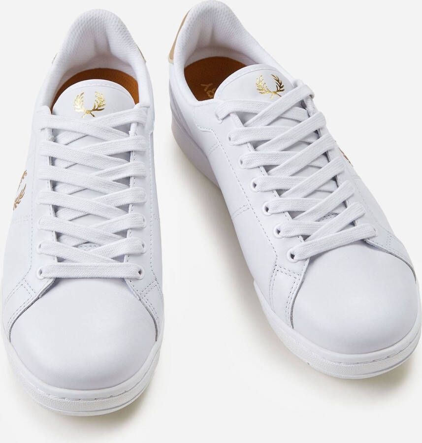 Fred Perry Klassieke leren sneakers White Heren