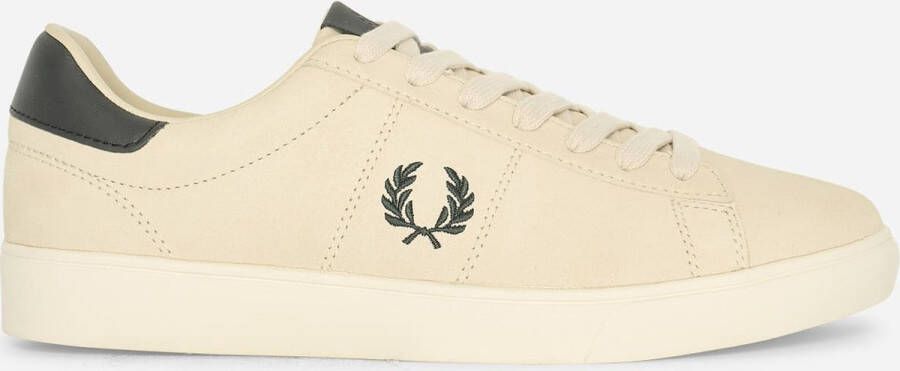 Fred Perry Gestructureerde Spencer Sneakers Beige Heren