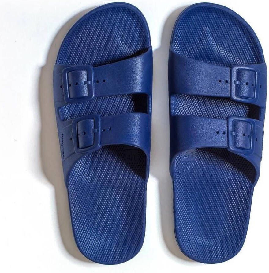 Freedom Moses Original Plain Navy Slippers