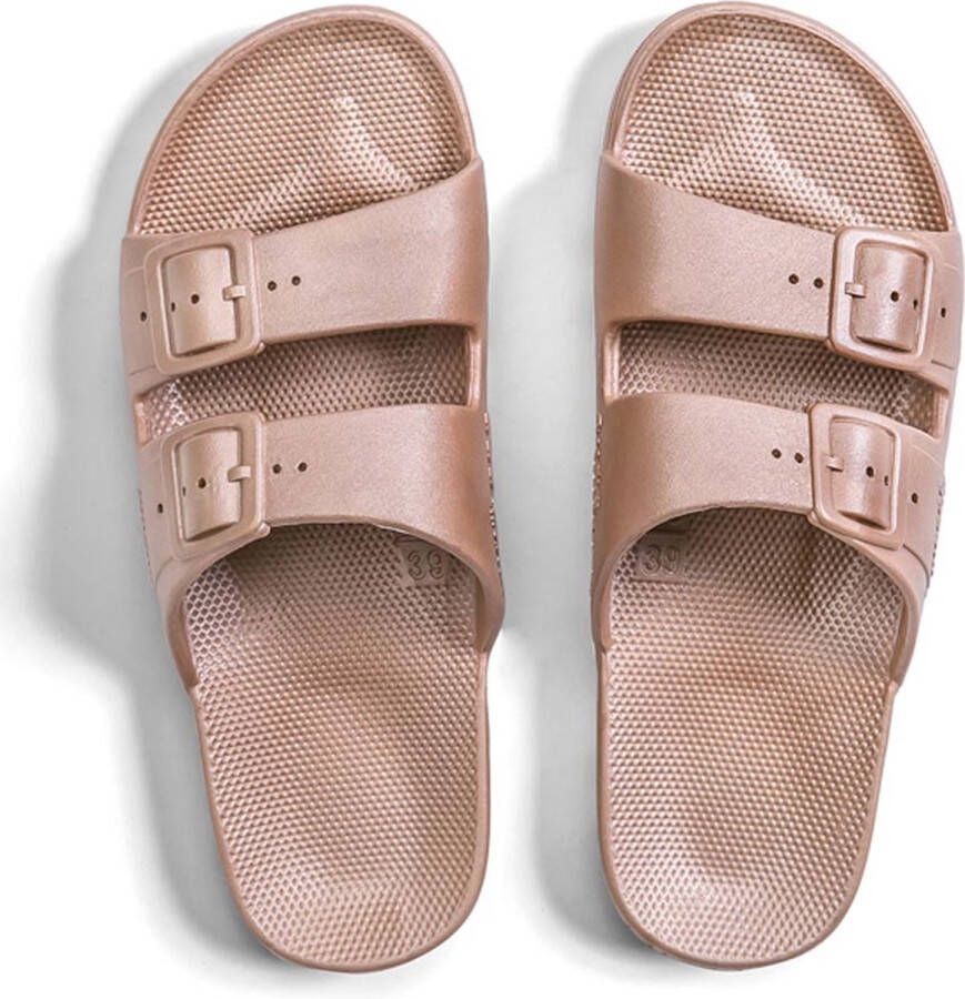 Freedom Moses Slippers Slides Vegan Jupiter Roze