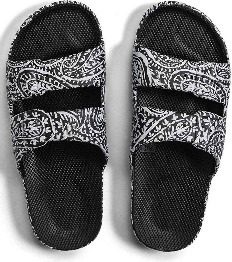 Freedom Moses Fancy Sandalen zwart grijs