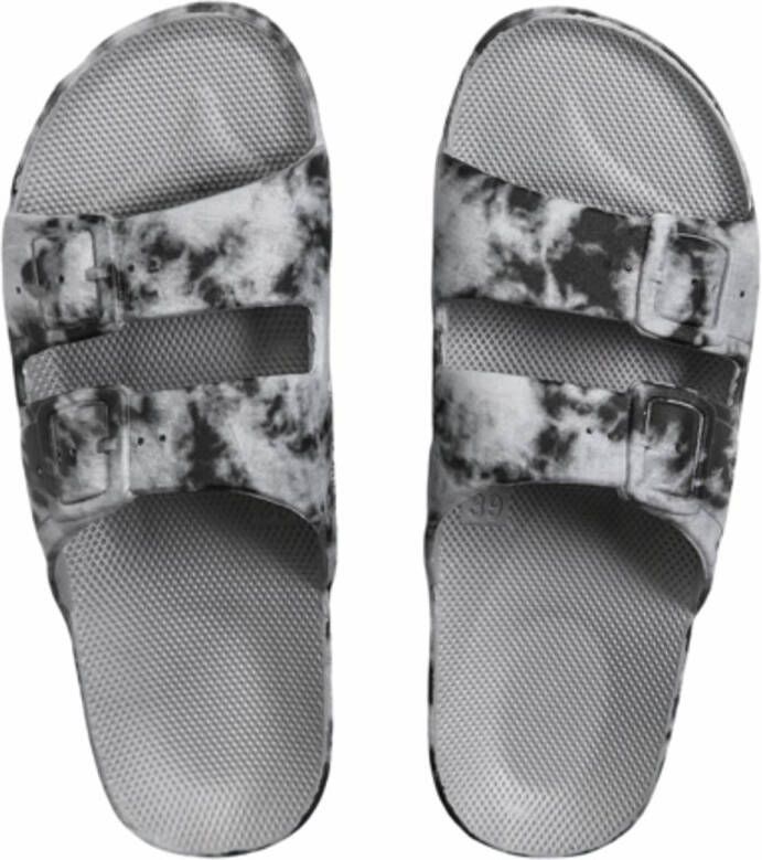 Freedom Moses Slipper Kids Fancy Bandhani Grey