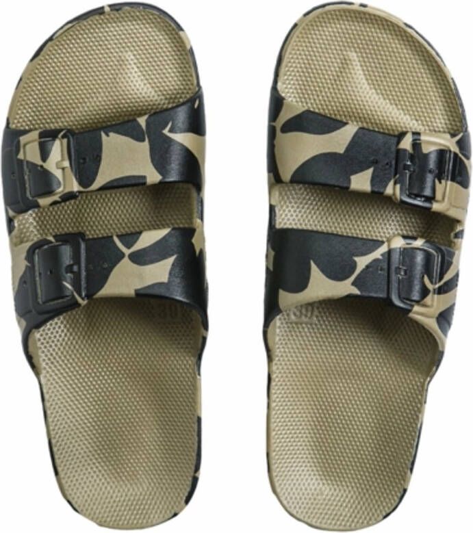 Freedom Moses Slipper Unisex Fancy Goa Blk Khaki