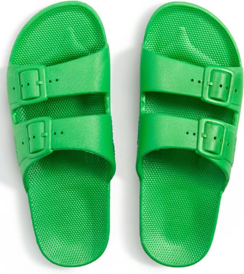 Freedom Moses Slippers Slides Vegan Capri Koraal