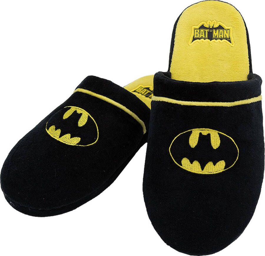 Funidelia Batman pantoffels voor mannen 42-45 Zwart