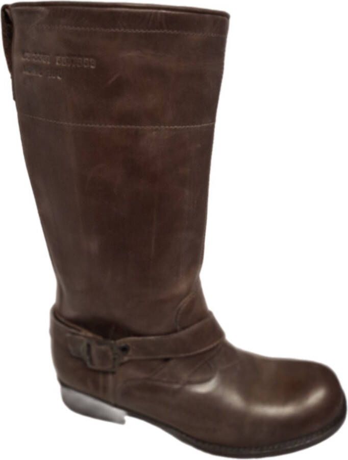 G-Star E-VOYAGE-DARKBROWN LEATHER LAARS