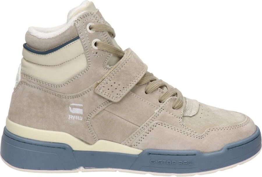 G-Star G Star Raw Attacc Mid Nub W Hoge sneakers Leren Sneaker Dames Beige