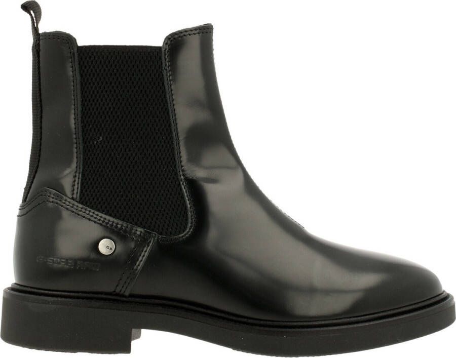 G-Star Luxe Chelsea Boot van Spazzalato Leer Black Dames