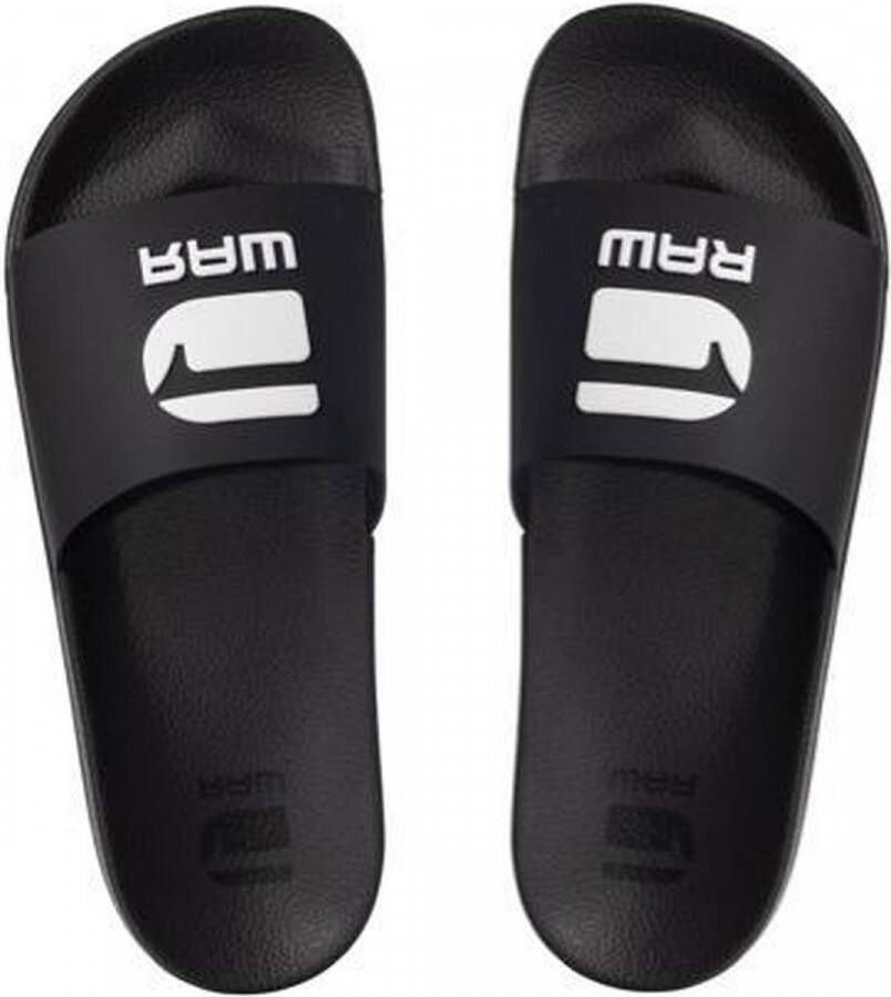 G-Star G Star Raw Flip Flop Slide Female Women Black White Slippers