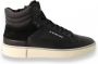 G-Star G Star Raw Ravond Mid Bsc M Hoge sneakers Leren Sneaker Heren Zwart - Thumbnail 3