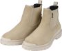 G-Star Suede Chelsea Boot met rubberen accenten Beige Heren - Thumbnail 1