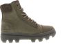 G-Star G Star Raw Noxer Hgh Nub W Veterboots Laarzen Met Veters Dames Groen - Thumbnail 3