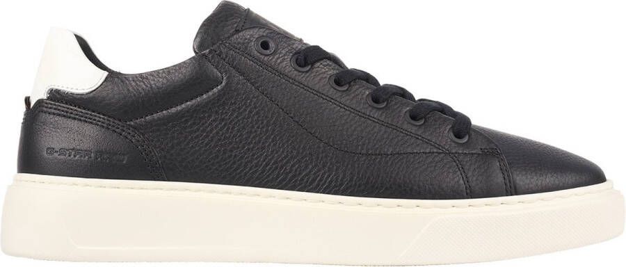 G-Star Klassieke Lage Leren Sneaker Zwart Heren