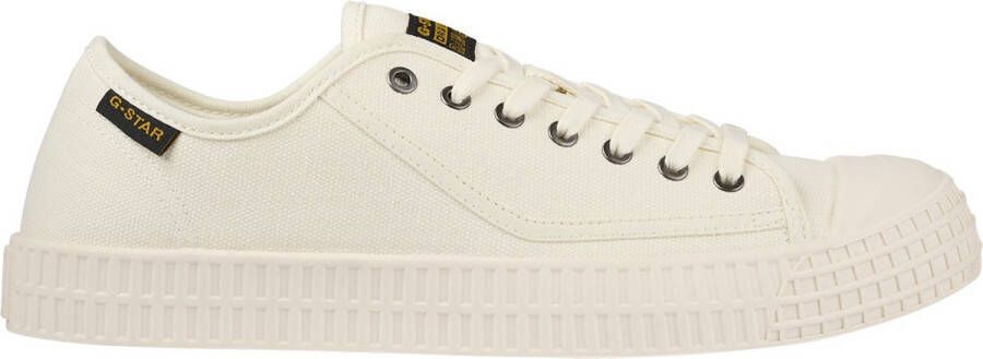 G-Star Lage Sneaker Geïnspireerd door Herenschoenen uit de Jaren 30 White Heren