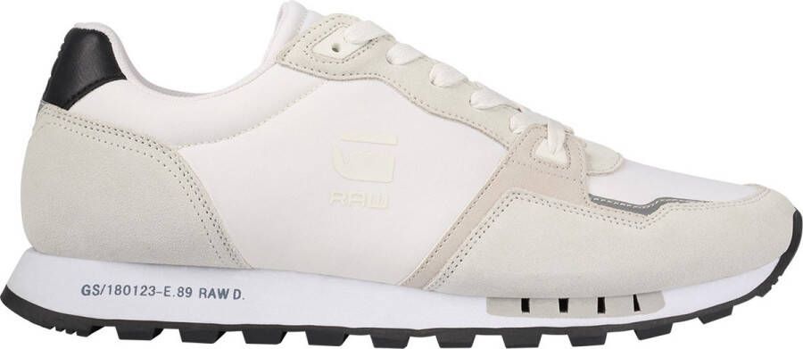 G-Star Track II POP Lage Sneaker van PU Leer en Textiel Beige Heren