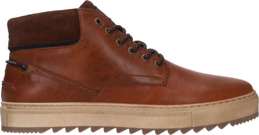 Gaastra Led Mid Oil M Hoge sneakers Leren Sneaker Heren Cognac