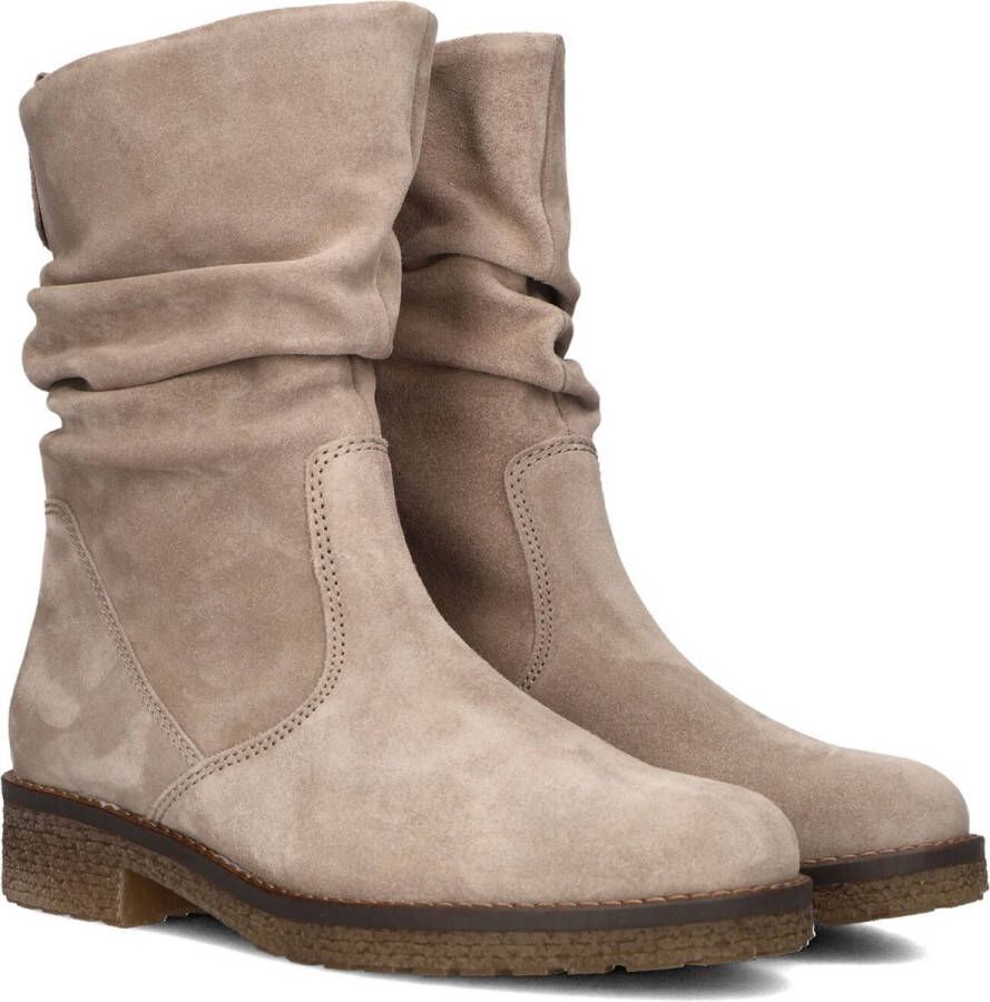 Gabor 013 Enkellaarsjes Enkelboots met rits Dames Beige